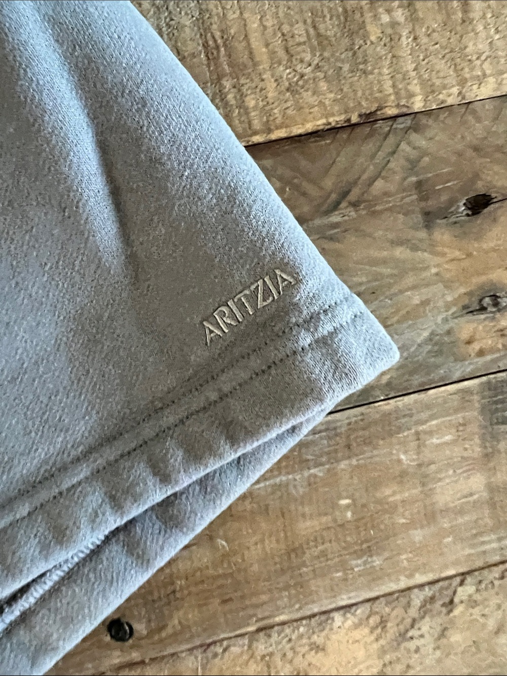 Aritzia Taupe Athletic Fleece Shorts - Picture 2 of 5